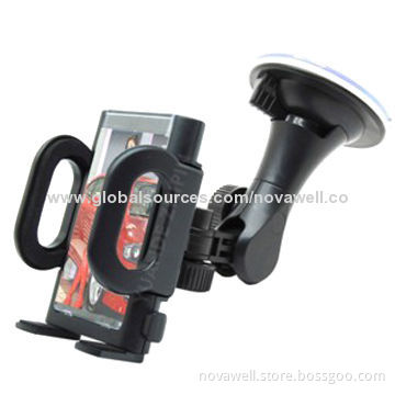 Universal Windshield Mount Holder for Any Mobile Devices, 45-105mm Width, 360-degree Rotating
